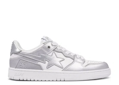 Bape Sk8 Sta #4 'silver White'