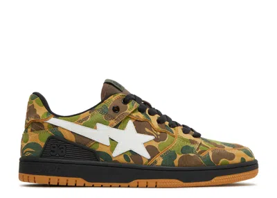 Bape Sk8 Sta 'abc Camo' In Green
