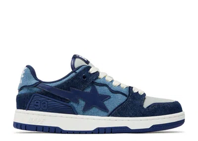Bape Sk8 Sta 'denim' In Blue