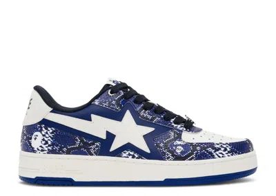 Bape Tape Sta 'tan Snakeskin' Ssense Exclusive In Blue