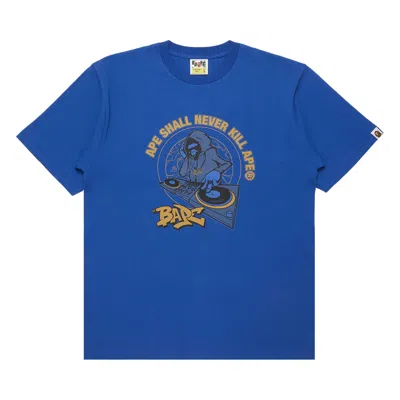 Pre-owned Bape (b)ape Tee 'blue'