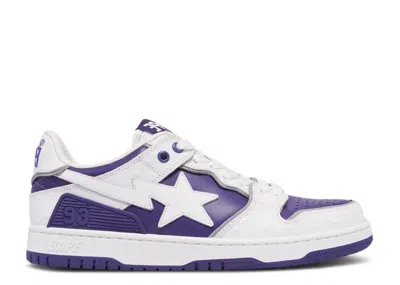 Bape Wmns Sk8 Sta #1 'faux Ostrich Leather Pack - Purple' In Multi