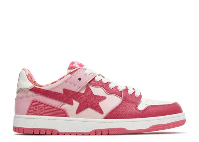 Bape Wmns Sk8 Sta #2 'abc Camo - Red'