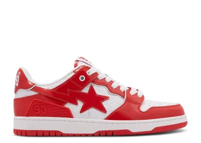Bape Wmns Sk8 Sta #5 'luxury Sport Monogram - Red'