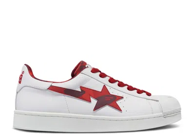 Bape Wmns Skullsta 'white Red'