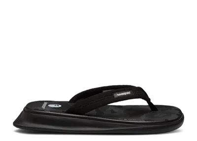 Bape X Havaianas Tradi Zori Flip Flops 'black Camo'
