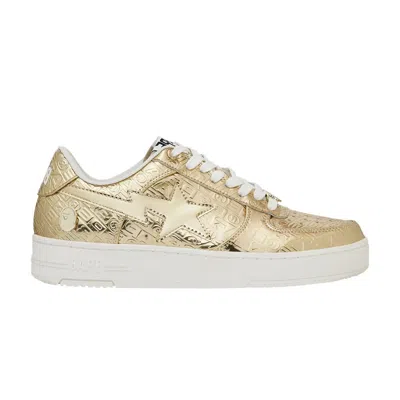 Pre-owned Bape Sta #5 'gold Monogram' | Men's Size 9