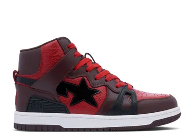 Bape Sta 93 Hi 'bright Rose' In Red