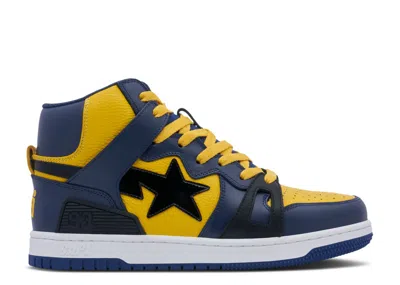 Bape Sta 93 Hi 'yellow Navy'