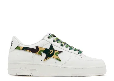 Bape Sta 'abc Camo Pack - Green' In White