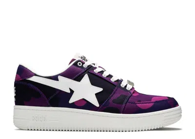Bape Sta Canvas Low 'purple Camo'