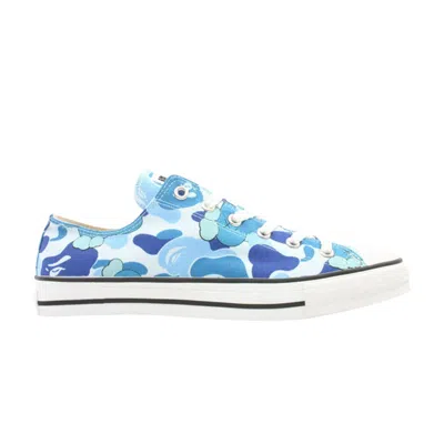 Pre-owned Bape Sta Fs-010 Canvas Low 'blue' | Men's Size 8