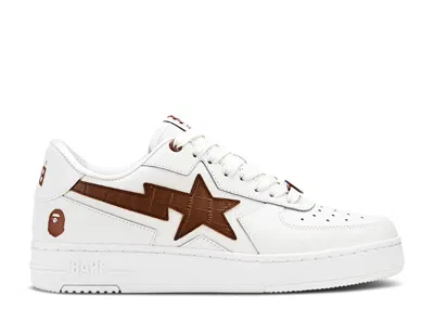 Bape Sta Icon #1 M2 'croc Pack - White Brown'
