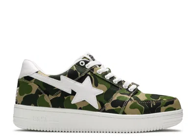 Bape Sta Low 'abc Camo' In Green