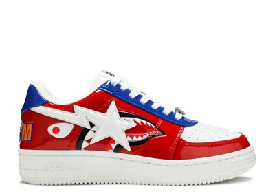 Bape Sta Low M2 'red Shark Face'