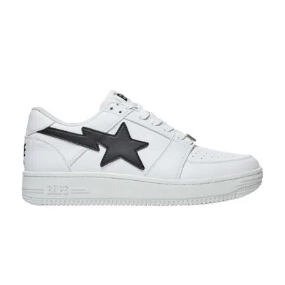 Pre-owned Bape Sta Low M2 'white Black' | Men's Size 9.5