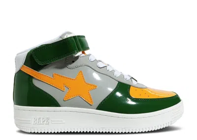 Bape Sta Mid 'green Yellow Grey'