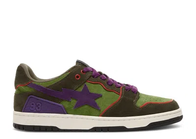 Bape Sta Sk8 'green Dark Purple'