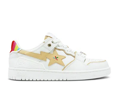 Bape Bapy X  Sk8 Sta 'rainbow' In White