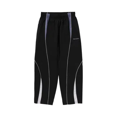 Pre-owned Bape Bathing Ape Logo Nylon Track Pants 'black' | Men's Size Xxl