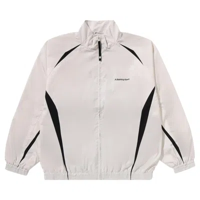 Pre-owned Bape Bathing Ape Logo Track Jacket 'ivory' | Cream | Men's Size L
