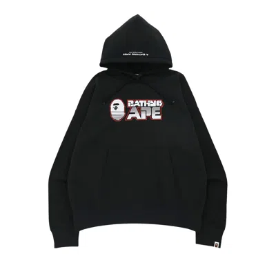 Pre-owned Bape Bathing Ape Loose Fit Pullover Hoodie 'charcoal' | Black | Men's Size S
