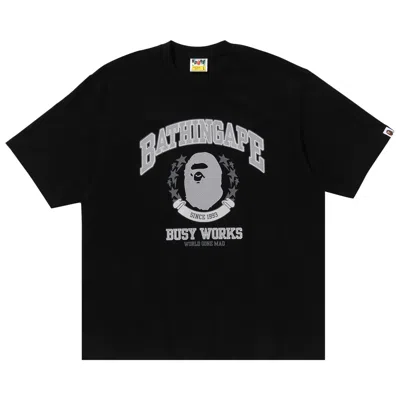 Pre-owned Bape Bathing Ape Relaxed Fit Tee 'black'