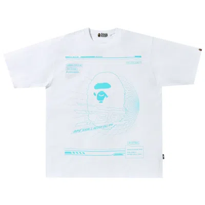 Pre-owned Bape Bathing Ape Relaxed Fit Tee 'white' | Men's Size Xxl