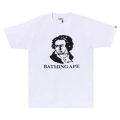 Pre-owned Bape Bathing Ape Tee 'white' | Men's Size S