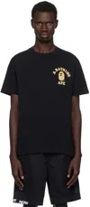 BAPE BLACK 1ST CAMO COLLEGE ATS T-SHIRT