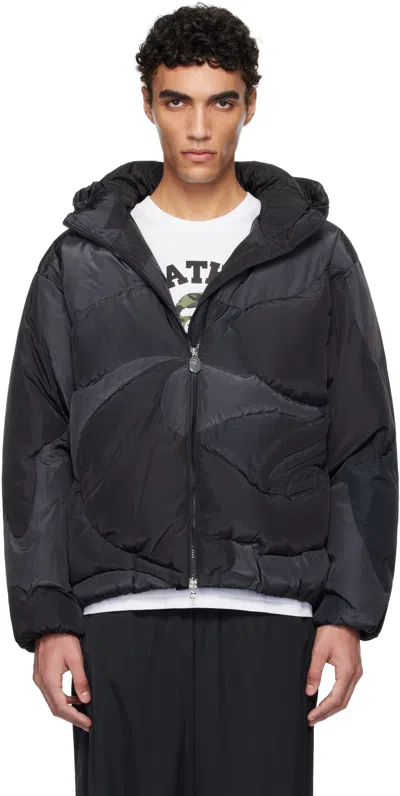 Bape Black 1st Camo Nylon Down Jacket