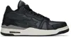 Bape Black & Gray Clutch Sta #1 Sneakers In Black