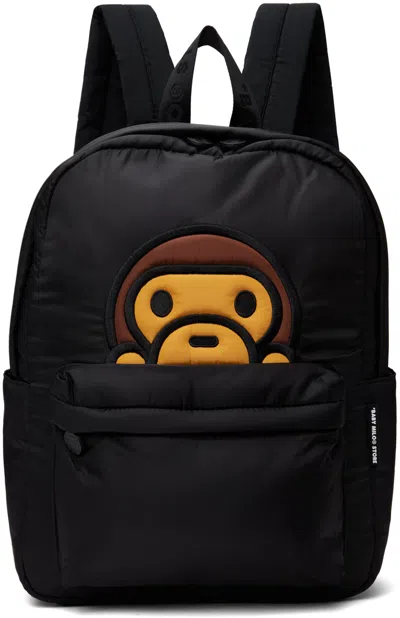 Bape Black Baby Milo Medium Backpack