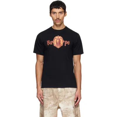 Bape Black '' Old English Logo T-shirt