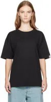 Bape Black Big College T-shirt In Black