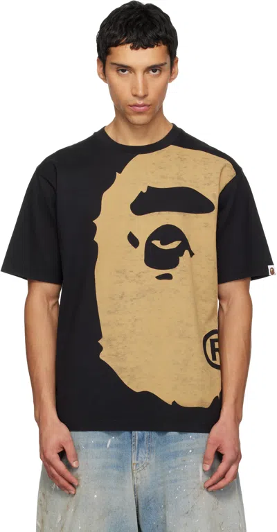 Bape Black Bleached Big Ape Head T-shirt