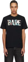Bape Black Map Camo Stencil '' Logo T-shirt In Bkn-
