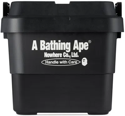 Bape Black 'nowhere Co., Ltd.' Mini Storage Bin