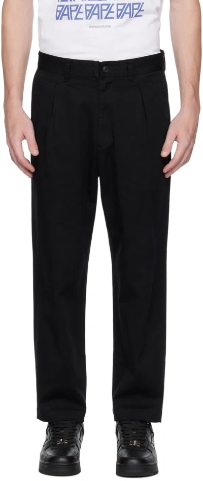 Bape Black One Point Trousers