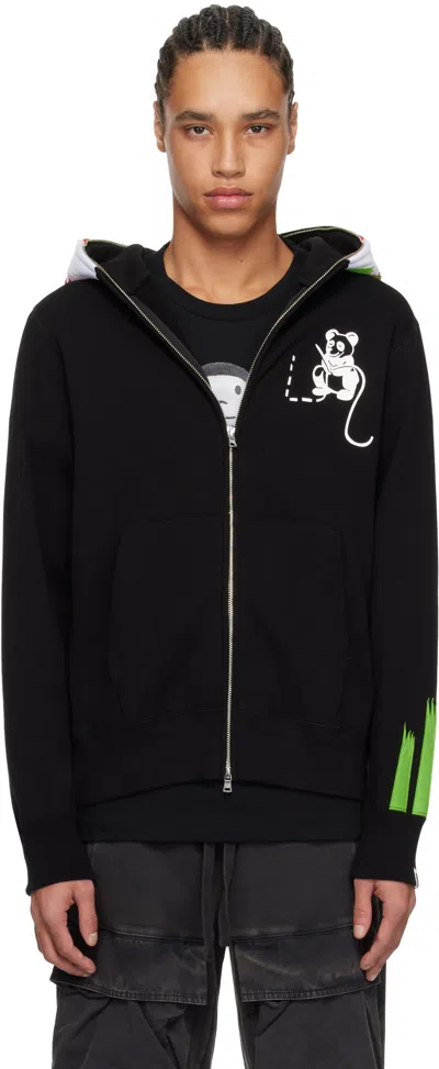 Bape Black Panda Full Zip Hoodie