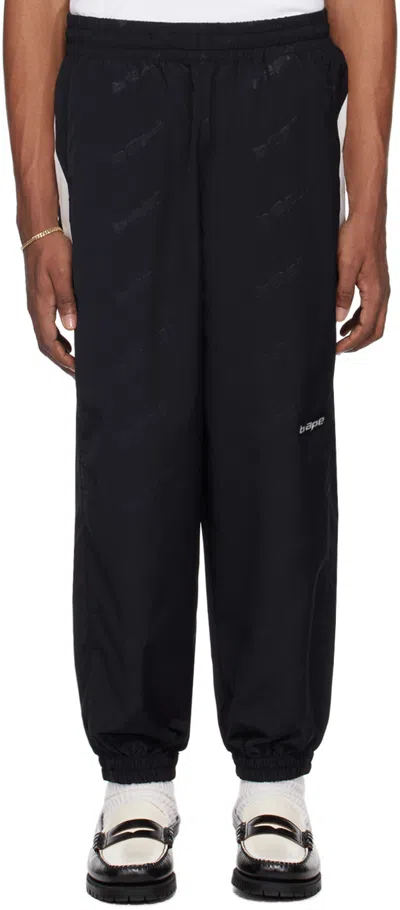 Bape Black Paneled Sweatpants