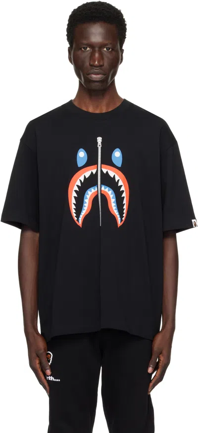 Bape Black Shark Indonesia T-shirt In Blk
