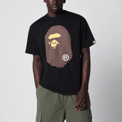Bape Black T-shirt With Logo Print