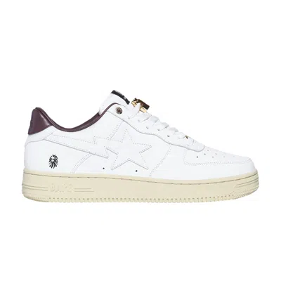 Pre-owned Bape Black X Sta 'white Maroon Green'