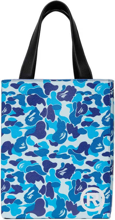 Bape Blue Abc Camo Tote