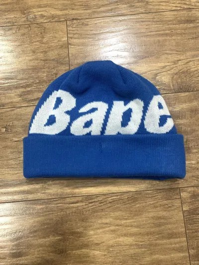 Pre-owned Bape Blue Beanie