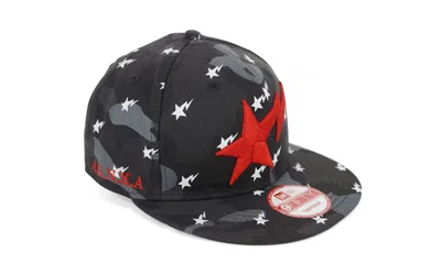 Pre-owned Bape Blvck Camo Sta Snapback In Black
