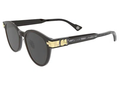 Pre-owned Bape Bmj002 Sunglasses In Gray/gold In Multi