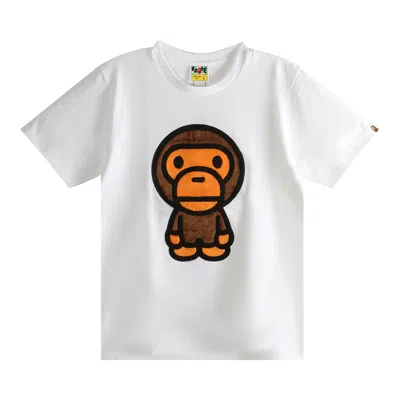 Pre-owned Bape Boa Big Baby Milo Tee 'white' | Women's Size Xs