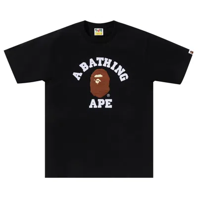 Pre-owned Bape Boa College Tee 'black' | Men's Size S